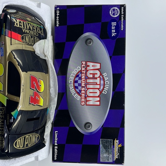 Limit Edition Jeff Gordon #24 Car Bank - Picture 4 of 9